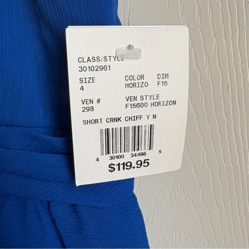 DAVID’S BRIDAL Chiffon Crinkle Dress - Picture 4 of 14